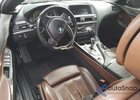 2012 BMW 650 I z USA, uszkodzony, nr VIN WBALZ3C52CDL72512